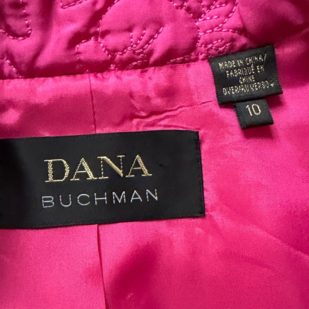 Dana Buchman Fuchsia Pink Blazer – Size 10 – Elegant & Sophisticated - Picture 5 of 9